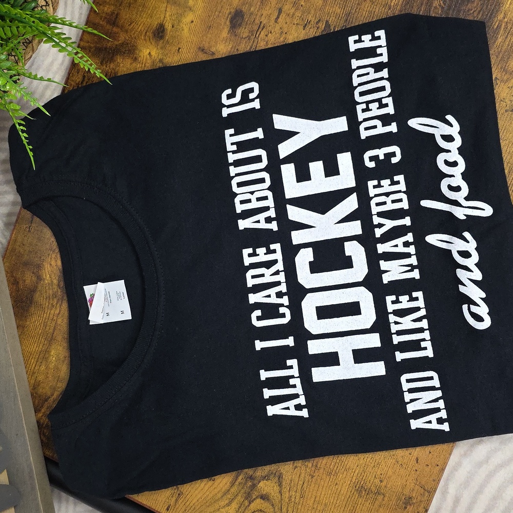Fruit of the Loom Hockey Humor Graphic Tee